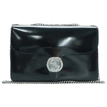 Load image into Gallery viewer, GUCCI Interlocking Leather Shoulder Bag Black
