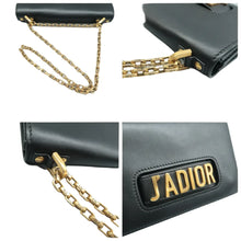 Load image into Gallery viewer, Christian Dior J&#39;adior Leather Shoulder Bag Black
