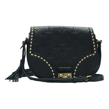 Load image into Gallery viewer, Louis Vuitton Junot Monogram Leather Crossbody Bag Black
