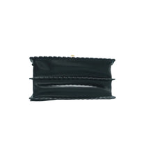 Load image into Gallery viewer, FENDI Kan I Leather Satchel Bag Black
