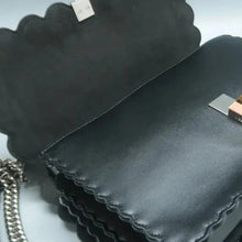 Load image into Gallery viewer, FENDI Kan I Leather Satchel Bag Black
