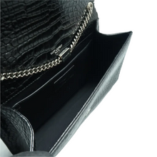 Load image into Gallery viewer, SAINT LAURENT Kate monogramme Tassel Leather Shoulder Bag Black
