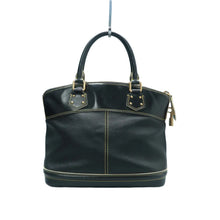 Load image into Gallery viewer, Louis Vuitton Lockit Vertical Leather Tote Bag Black
