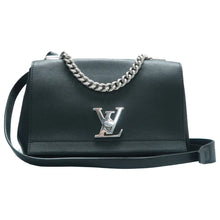Load image into Gallery viewer, Louis Vuitton Lockme II BB Calfskin Chain Shoulder Bag Black
