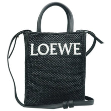 Load image into Gallery viewer, Loewe Standard A5 Leather Tote Bag Black
