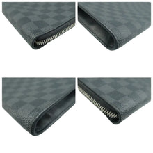 Load image into Gallery viewer, Louis Vuitton Pochette Jour Damier Graphite Canvas Clutch Bag Black
