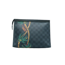 Load image into Gallery viewer, Louis Vuitton Damier Graphite Canvas Clutch Bag Black
