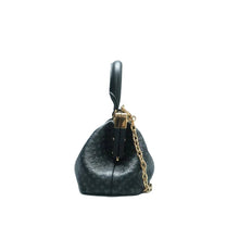 Load image into Gallery viewer, LOUIS VUITTON Leather Satchel Bag Black
