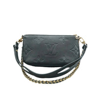 Load image into Gallery viewer, LOUIS VUITTON Multi Pochette Accessories Monogram Leather Shoulder Bag Black
