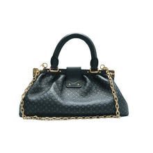 Load image into Gallery viewer, LOUIS VUITTON Leather Satchel Bag Black
