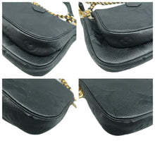 Load image into Gallery viewer, LOUIS VUITTON Multi Pochette Accessories Monogram Leather Shoulder Bag Black
