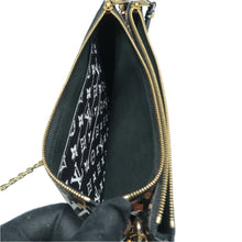 Load image into Gallery viewer, Louis Vuitton Pochette Double Zip Monogram Canvas Shoulder Bag Black
