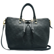 Load image into Gallery viewer, Louis Vuitton Mazarine Monogram Leather Satchel Bag Black
