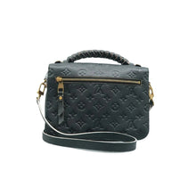 Load image into Gallery viewer, LOUIS VUITTON Metis Monogram Leather Satchel Bag Black
