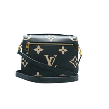 Load image into Gallery viewer, Louis Vuitton Metis Monogram Leather Satchel Bag Black
