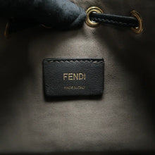 Load image into Gallery viewer, FENDI Mon Tresor  Leather Shoulder Bag Black
