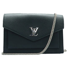 Load image into Gallery viewer, Louis Vuitton Mylockme Leather Chain Crossbody Bag Black
