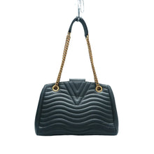 Load image into Gallery viewer, Louis Vuitton  New Wave Leather Shoulder Bag Black
