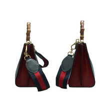 Load image into Gallery viewer, GUCCI Nymphaea Leather Satchel Bag Black

