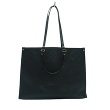 Load image into Gallery viewer, Louis Vuitton Onthego Monogram Leather Satchel Bag Black
