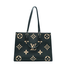 Load image into Gallery viewer, Louis Vuitton Onthego Monogram Leather Satchel Bag Black
