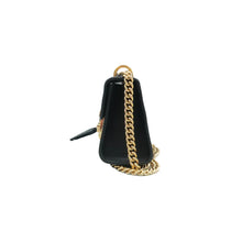 Load image into Gallery viewer, Gucci Bee Star Small Padlock Grained Calfskin Shoulder Bag Black
