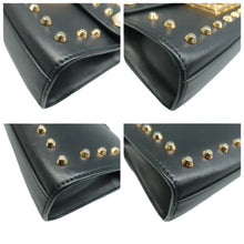 Load image into Gallery viewer, Gucci Small Padlock Calfskin Studded Shoulder Bag Black
