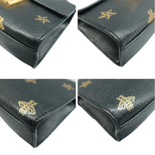 Load image into Gallery viewer, Gucci  Small Padlock Bee Star Grained Calfskin Shoulder Bag Black
