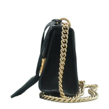 Load image into Gallery viewer, Gucci  Small Padlock Bee Star Grained Calfskin Shoulder Bag Black
