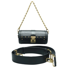 Load image into Gallery viewer, Louis Vuitton Papillon Trunk Epi Leather Shoulder Bag Black
