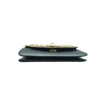 Load image into Gallery viewer, GUCCI Peony Pearly Leather Shoulder Bag Black
