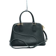 Load image into Gallery viewer, PRADA  Matinee Leather Satchel Bag Black
