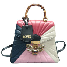 Load image into Gallery viewer, Gucci Queen Margaret Quilted Leather Bee Backpack Multicolor
