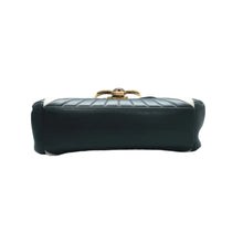 Load image into Gallery viewer, Gucci Bamboo Trapuntata Queen Margaret Calfskin Top Handle Bag Mystic White Black
