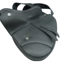 Load image into Gallery viewer, Christian Dior Saddle Leather Crossbody Bag Black
