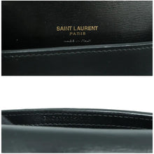 Load image into Gallery viewer, Saint Laurent Phone Holder Smooth Calfskin Monogram Crossbody Bag Black
