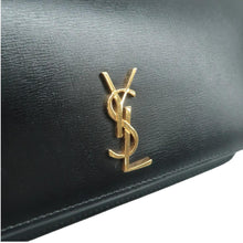 Load image into Gallery viewer, Saint Laurent Phone Holder Smooth Calfskin Monogram Crossbody Bag Black
