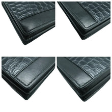 Load image into Gallery viewer, SAINT LAURENT Leather Shoulder Bag Black

