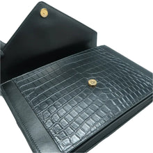 Load image into Gallery viewer, SAINT LAURENT Leather Shoulder Bag Black
