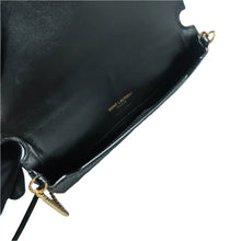 Load image into Gallery viewer, SAINT LAURENT Monogram Leather Shoulder Bag Black
