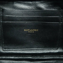 Load image into Gallery viewer, Yves Saint Laurent Lou Mini Chevron Leather Camera Crossbody Bag Black
