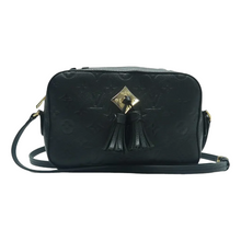 Load image into Gallery viewer, Louis Vuitton Saintonge Monogram Leather Satchel Bag Black
