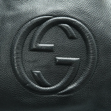 Load image into Gallery viewer, GUCCI Soho Chain Leather Shoulder Bag Black
