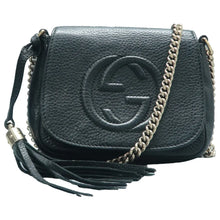 Load image into Gallery viewer, Gucci Soho Leather Crossbody Bag Black
