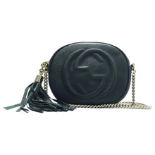 Load image into Gallery viewer, Gucci Soho Leather Shoulder Bag Black
