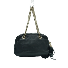 Load image into Gallery viewer, Gucci Soho Leather Shoulder Bag Black
