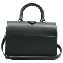 Load image into Gallery viewer, LOUIS VUITTON Speedy Doctor 25 Leather Satchel Bag Black
