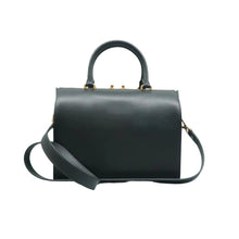 Load image into Gallery viewer, LOUIS VUITTON Speedy Doctor 25 Leather Satchel Bag Black
