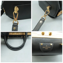 Load image into Gallery viewer, LOUIS VUITTON Speedy Doctor 25 Leather Satchel Bag Black
