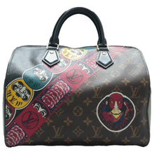 Load image into Gallery viewer, Louis Vuitton x Kansai Yamamoto Speedy Monogram Canvas Tote Bag Brown

